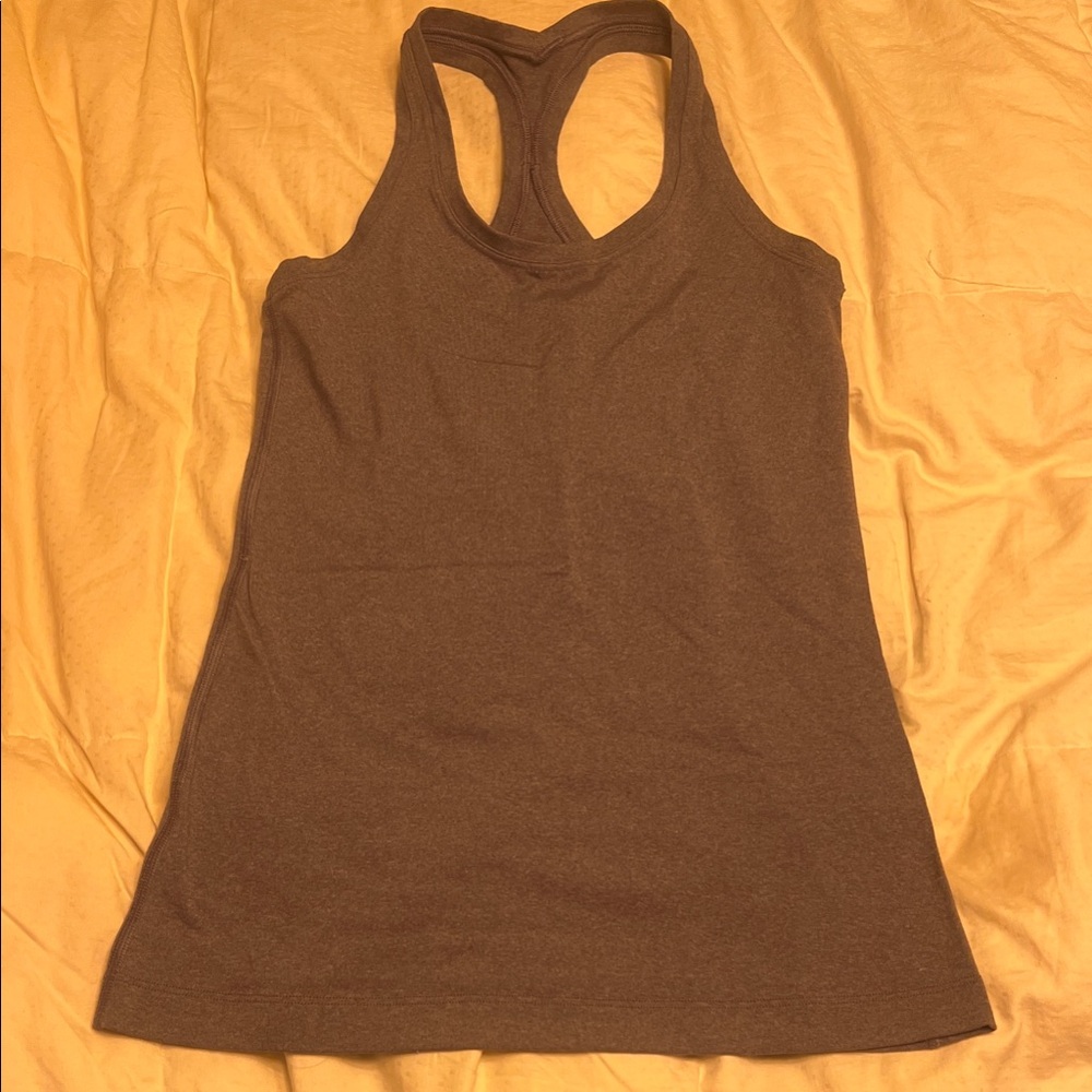 lululemon athletica Dark Brown Tank Top